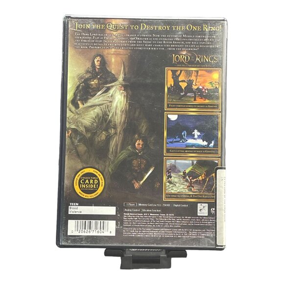 Lord of the Rings Fellowship of the Ring PS2 PlayStation 2 Black Label Complete - Picture 3 of 3